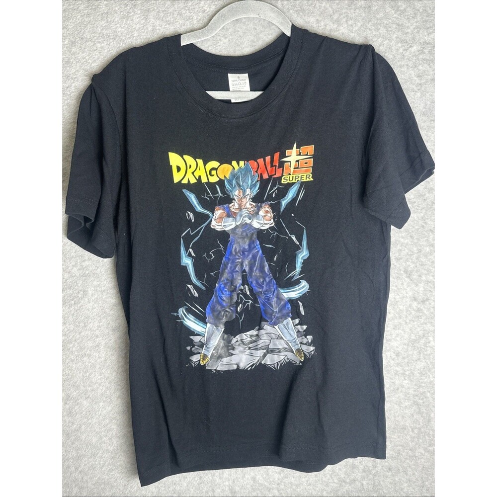 Dragon Ball Super Goku Shirt Men's Sz. S Black Anime Comic Manga TV Show Promo